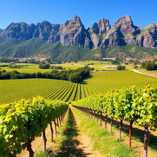 Vineyards in the Cape Winelands